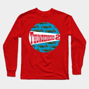 Thunderbird 2 Aircraft Thunderbirds TV Original Series Virgil Tracy Long Sleeve T-Shirt